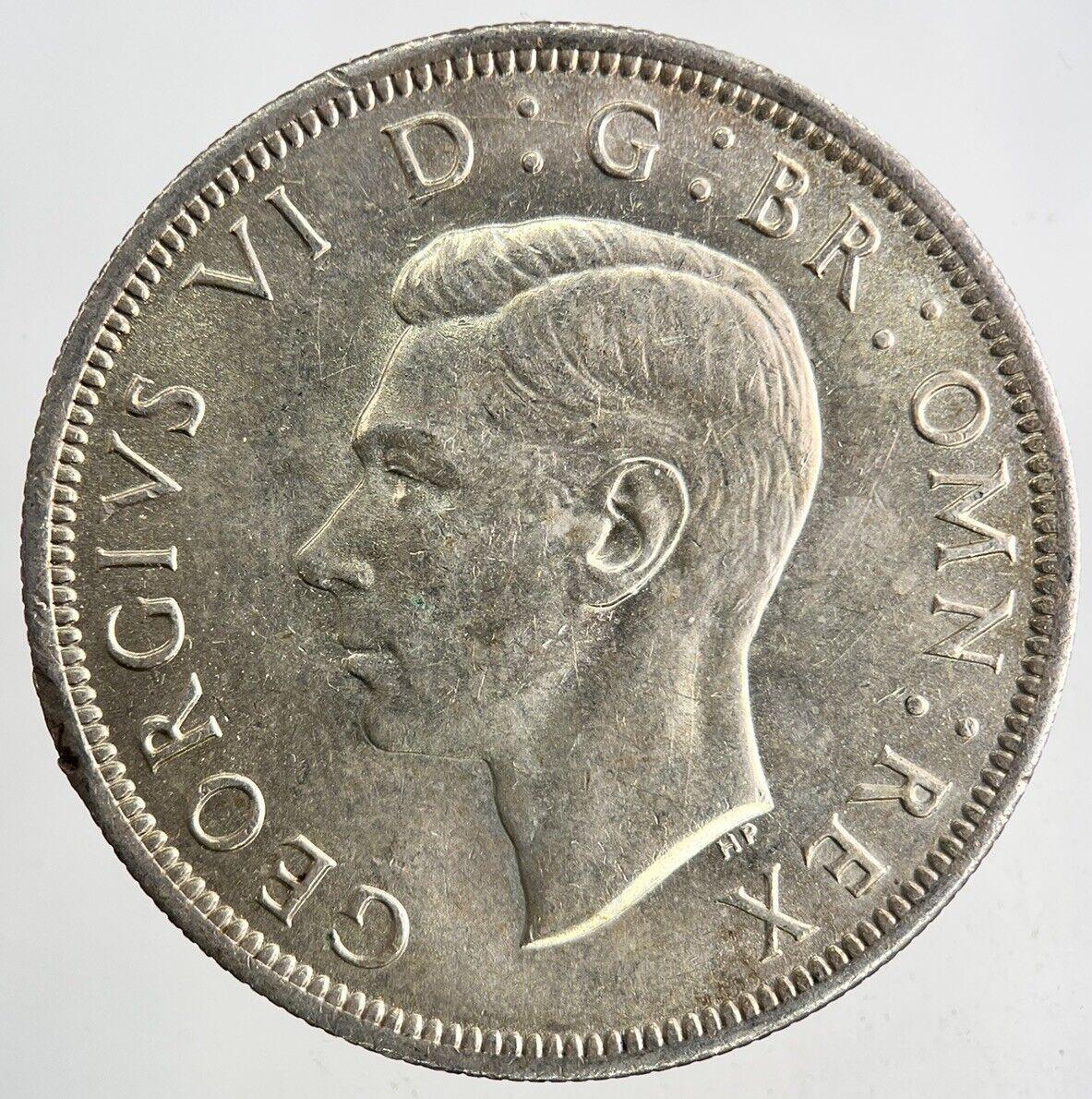 1942 George VI Half-Crown Silver Coin | Very High Grade