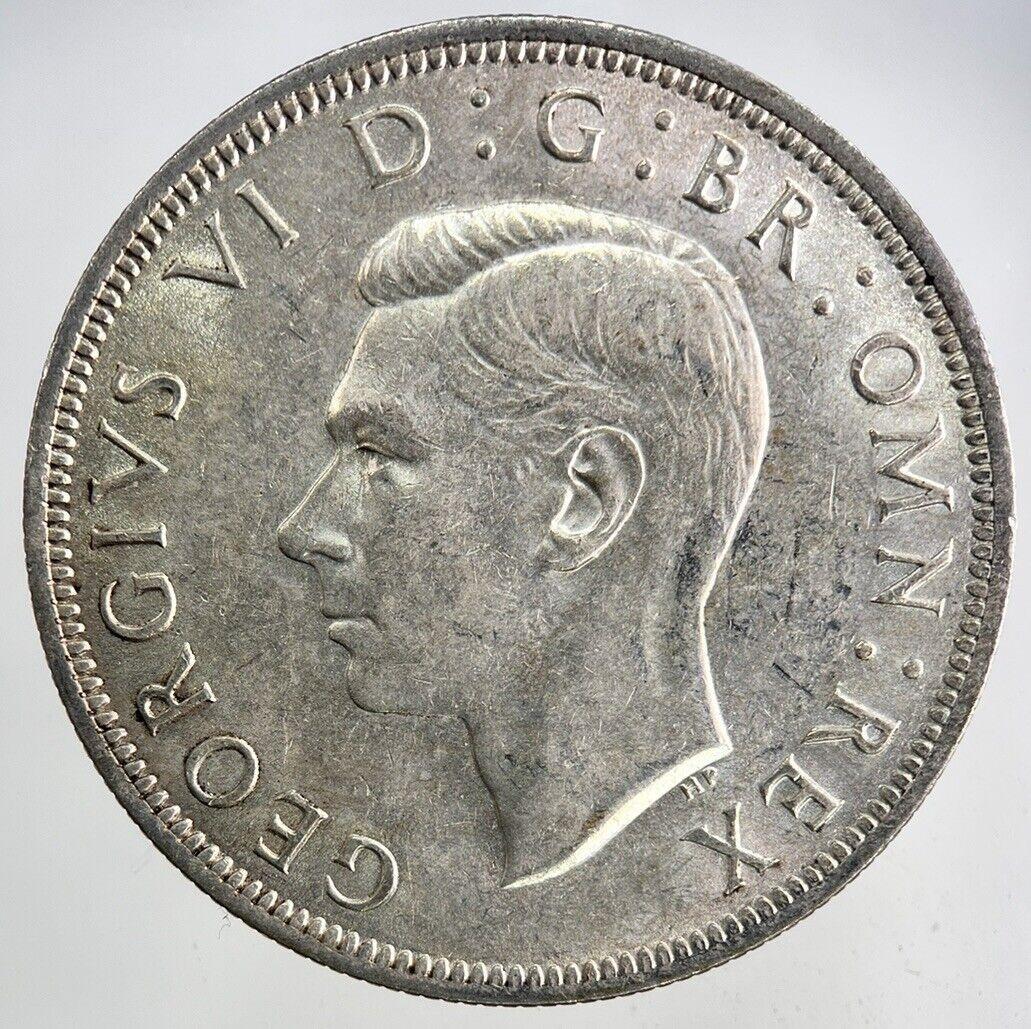 1942 George VI Half-Crown Silver Coin | Very High Grade