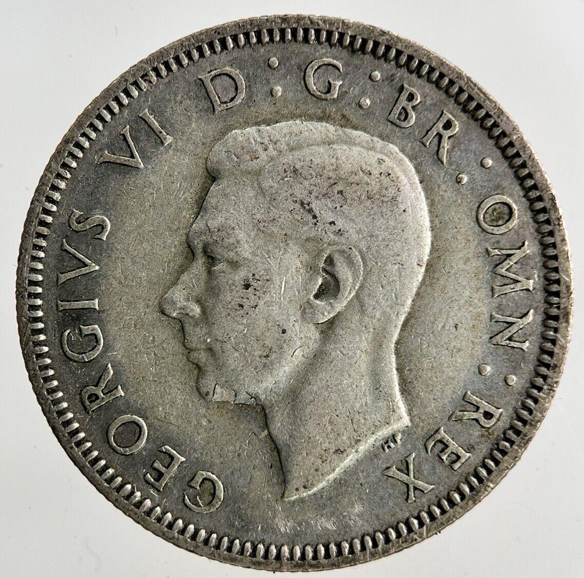 1942 George VI Shilling Silver Coin | Fine Collectable Grade