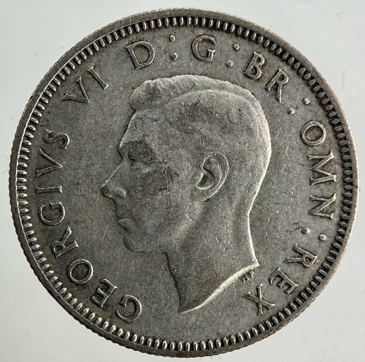 1942 George VI Shilling Silver Coin | Fine Collectable Grade