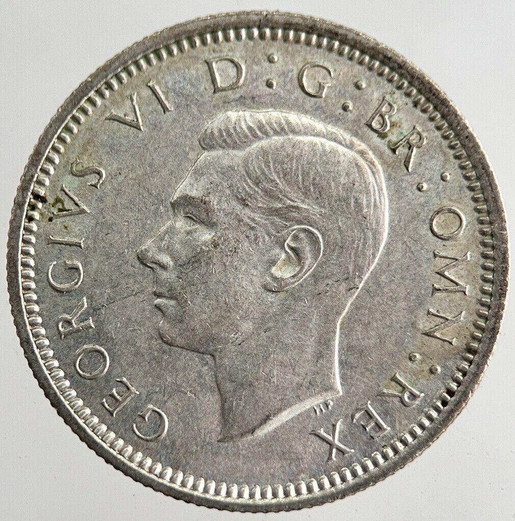 1942 George VI Sixpence Silver Coin | Very High Grade | a8163