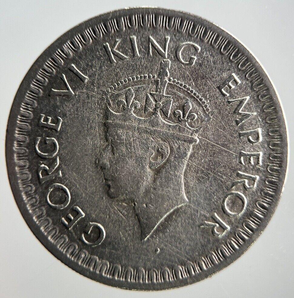 1942 India 1/2 Half Rupee Silver Coin | Fine Collectable Grade | a4088