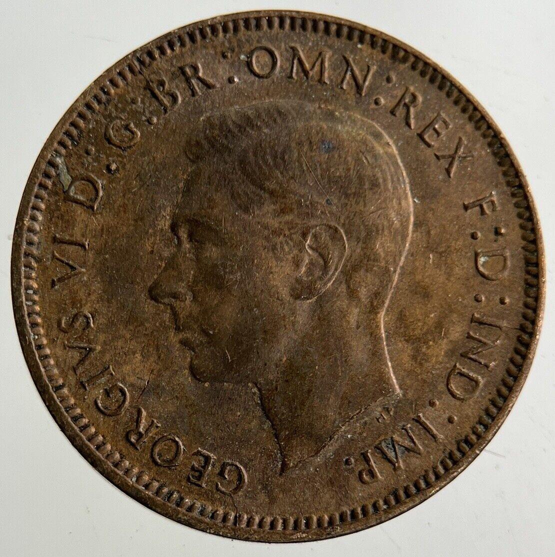1942 George VI Wren Farthing Coin | Very High Grade