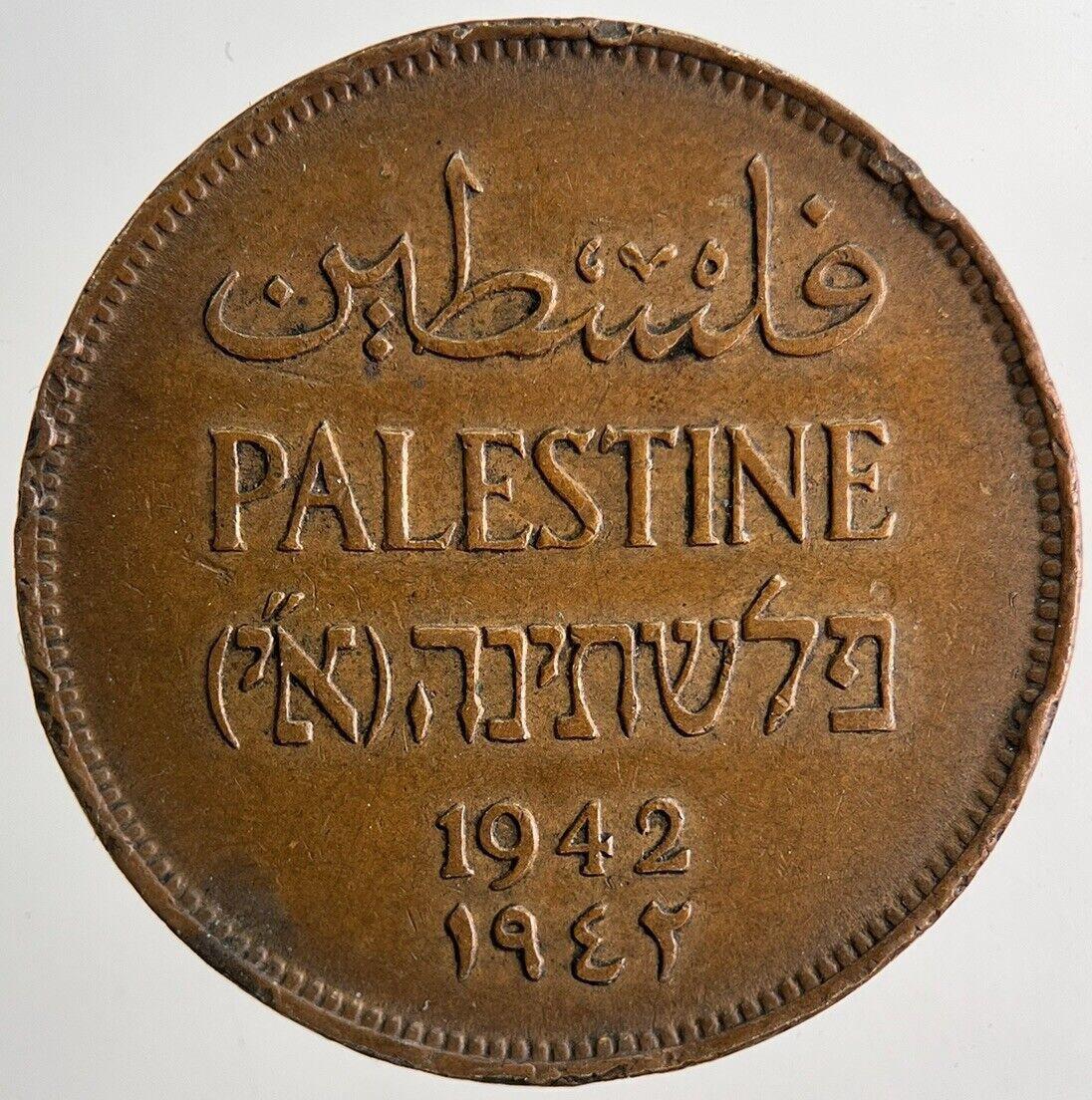 1942 Palestine 2 Mils Coin | Very High Grade | a6730