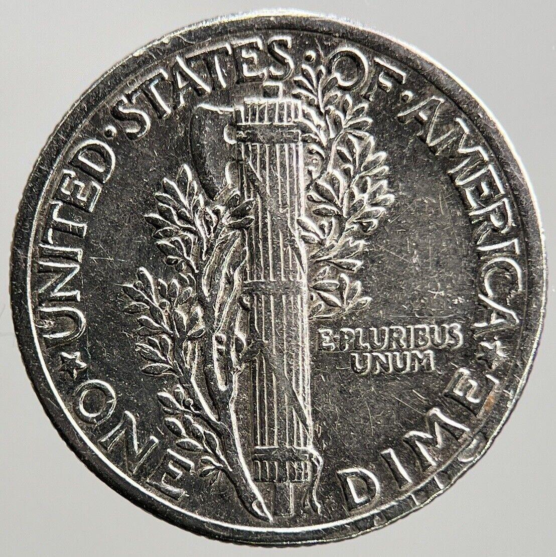 1942 US USA Mercury Dime Silver Coin | Very High Grade | a277