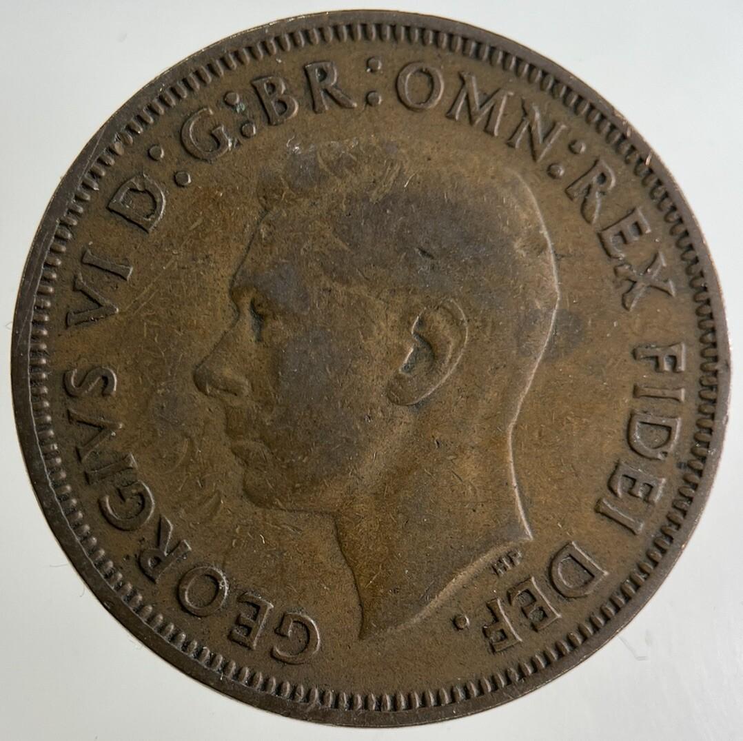 1952 George VI Half-Penny Coin | Collectable Grade