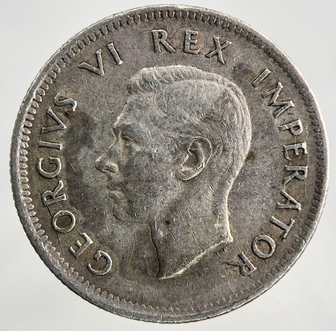1942 South Africa Shilling Silver Coin | Fine Collectable Grade