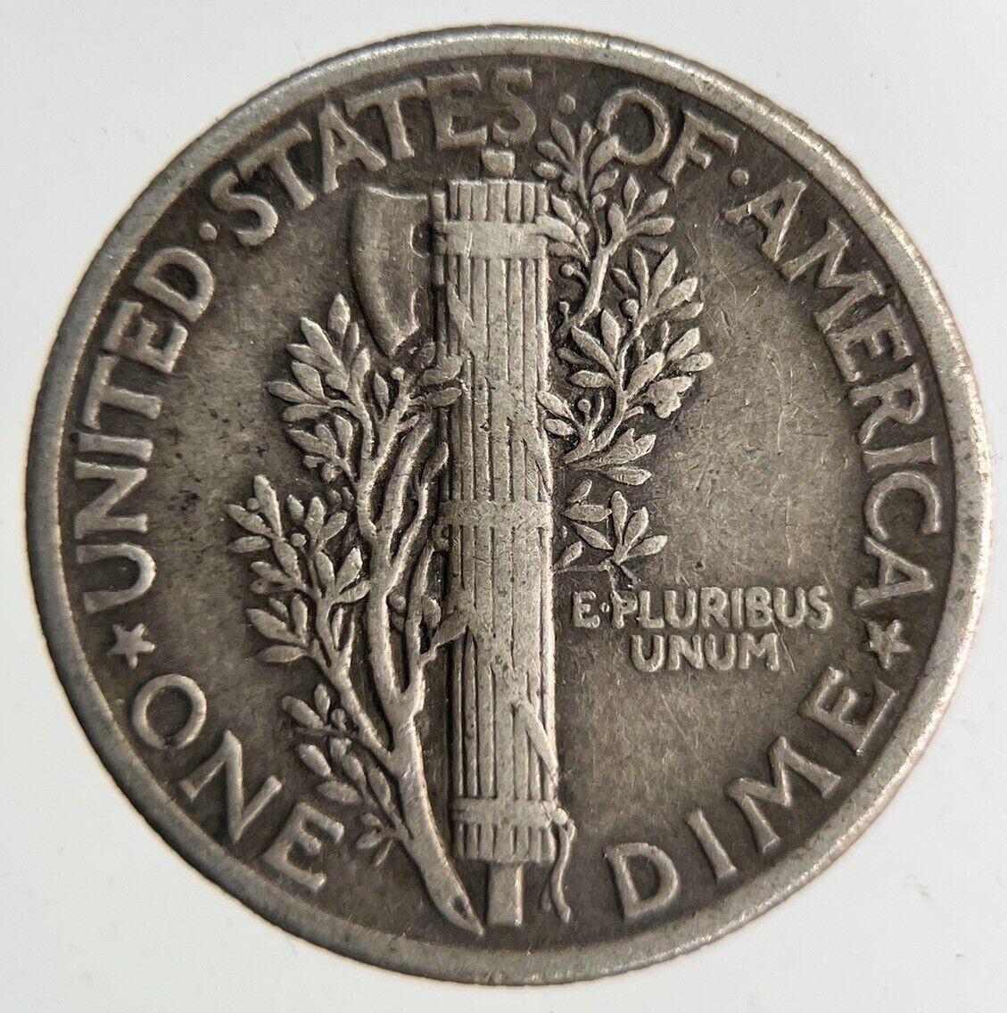 1942 USA US Mercury One Dime Silver Coin | Fine Collectable Grade