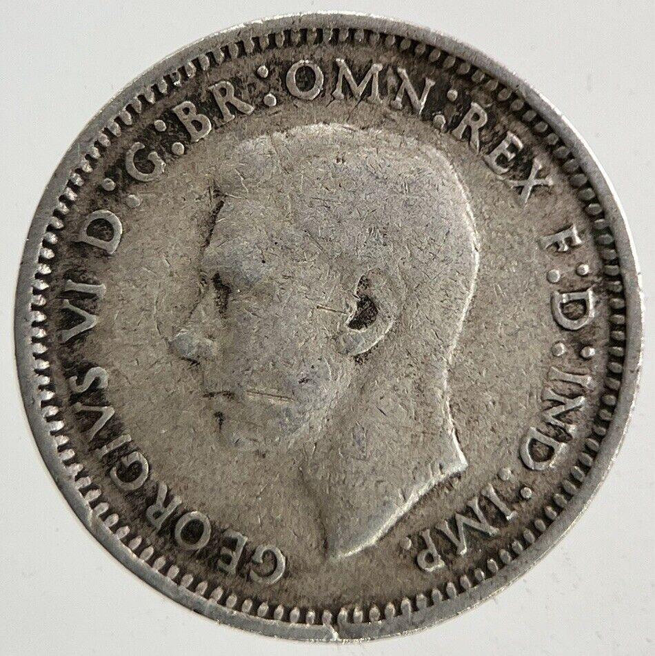 1942-D Australia Threepence Silver Coin | Fine Collectable Grade