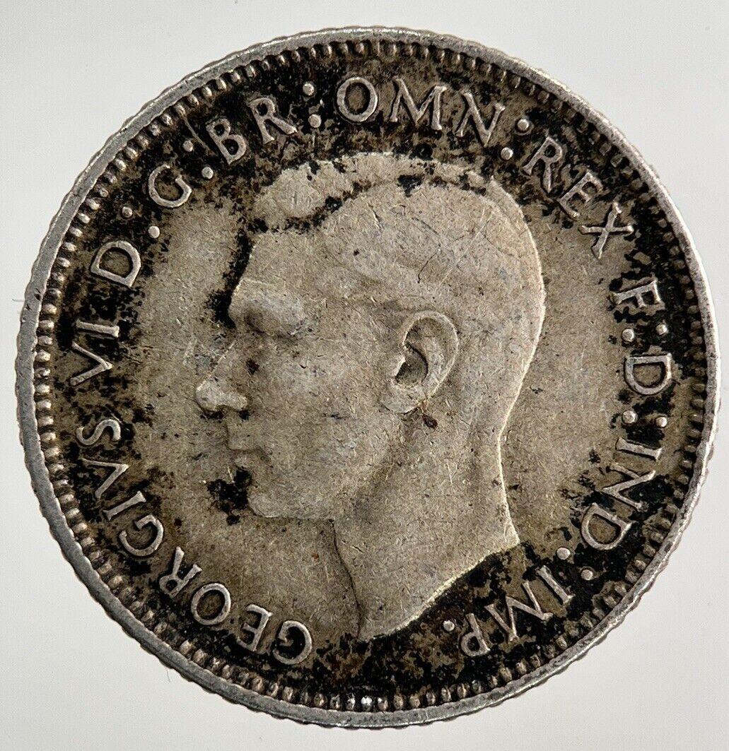 1942-S Australia Sixpence Silver Coin | Fine Collectable Grade