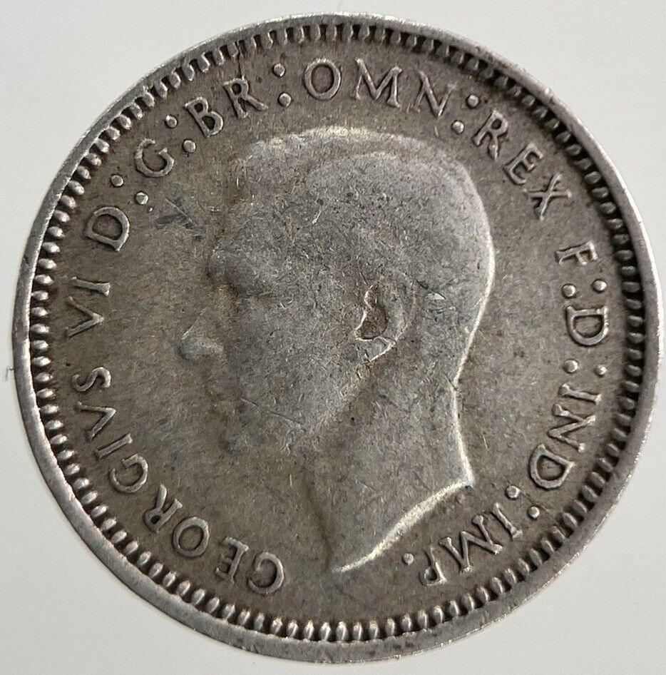 1943 Australia Threepence Silver Coin | Fine Collectable Grade