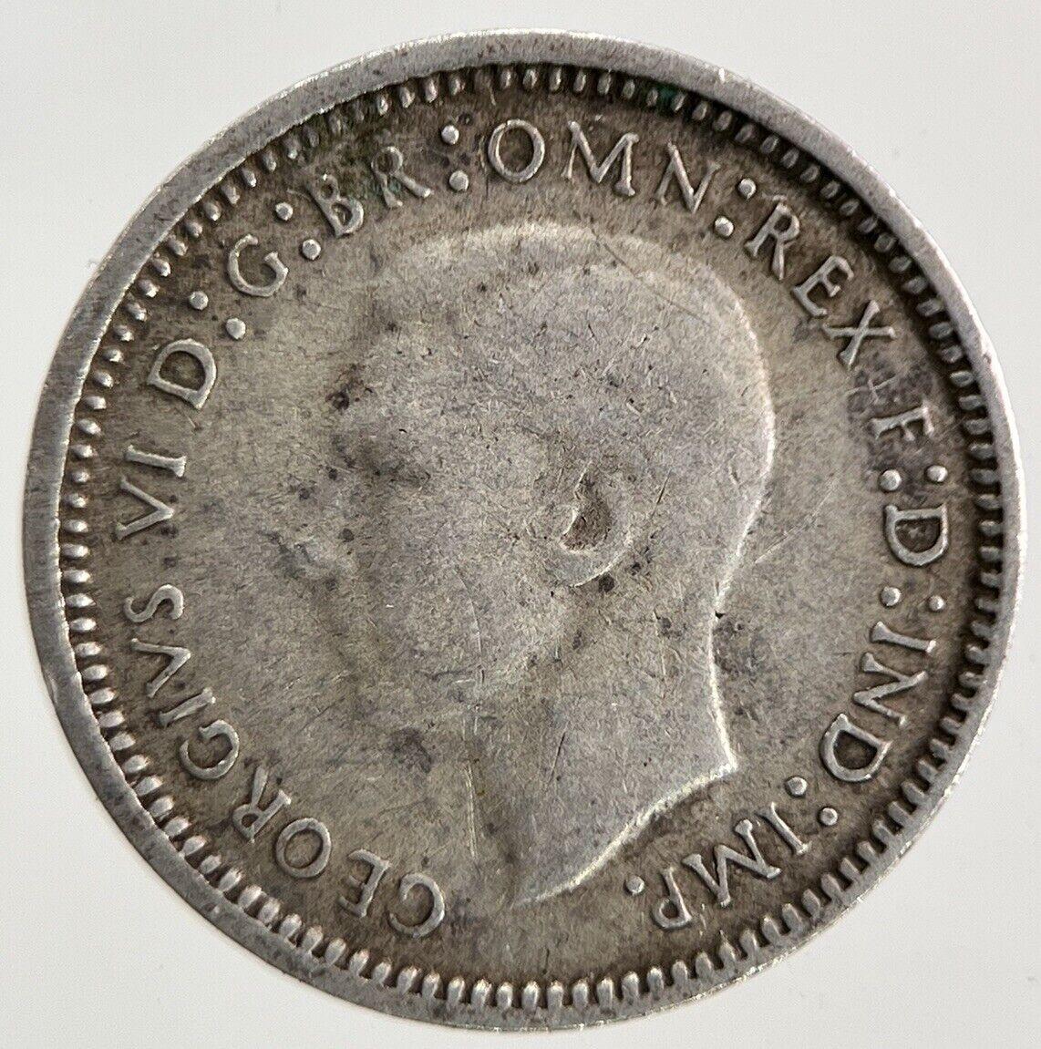 1943 Australia Threepence Silver Coin | Fine Collectable Grade