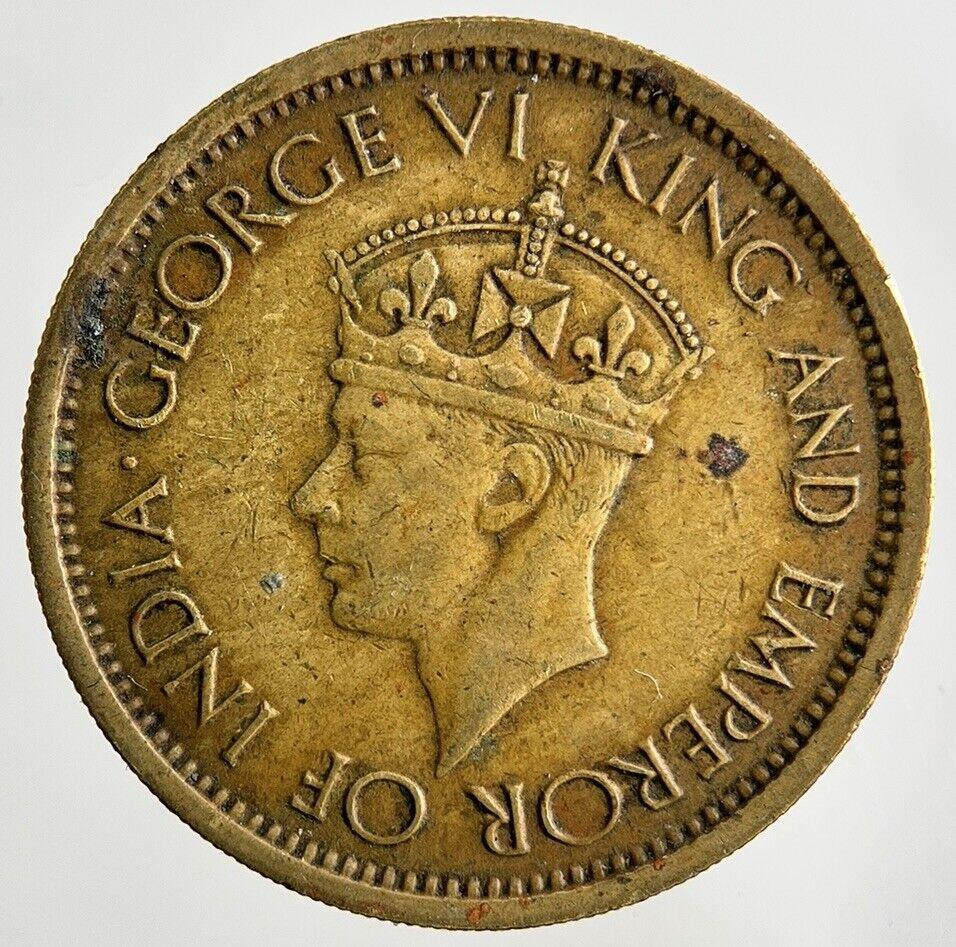 1943 Ceylon 50 Cents Coin | Fine Collectable Grade