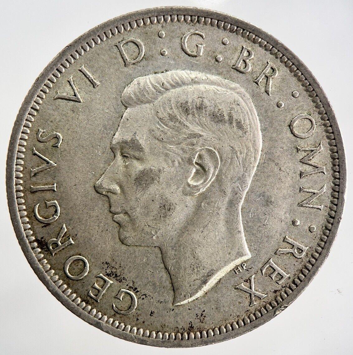 1943 George VI Half-Crown Silver Coin | Very High Grade
