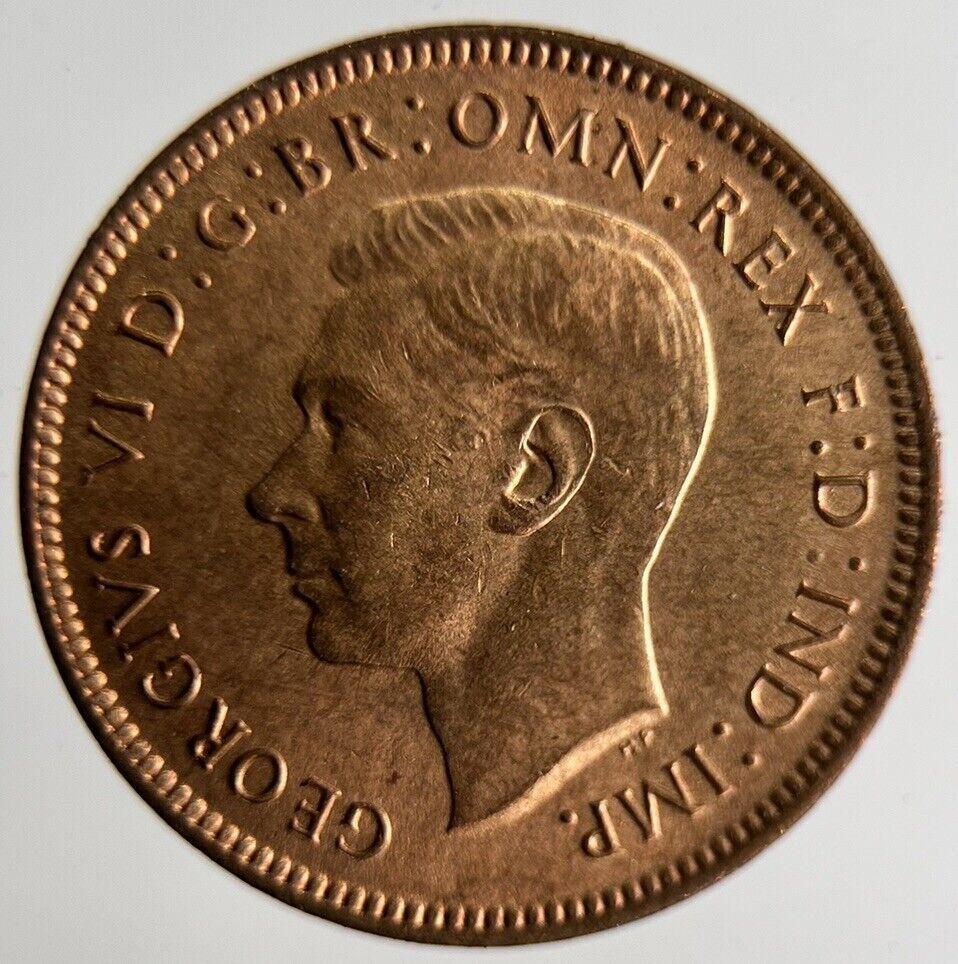 1943 George VI Wren Farthing Coin | Very High Grade