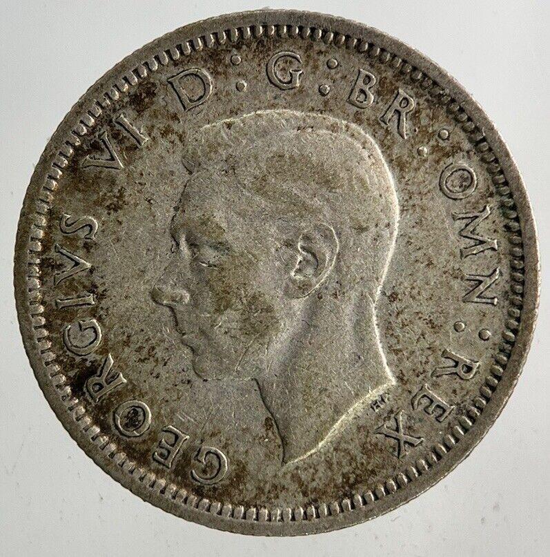 1943 George VI Sixpence Silver Coin | Fine Collectable Grade