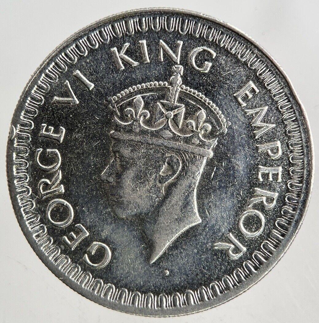 1943 India 1/2 Half Rupee Silver Coin | Very High Grade