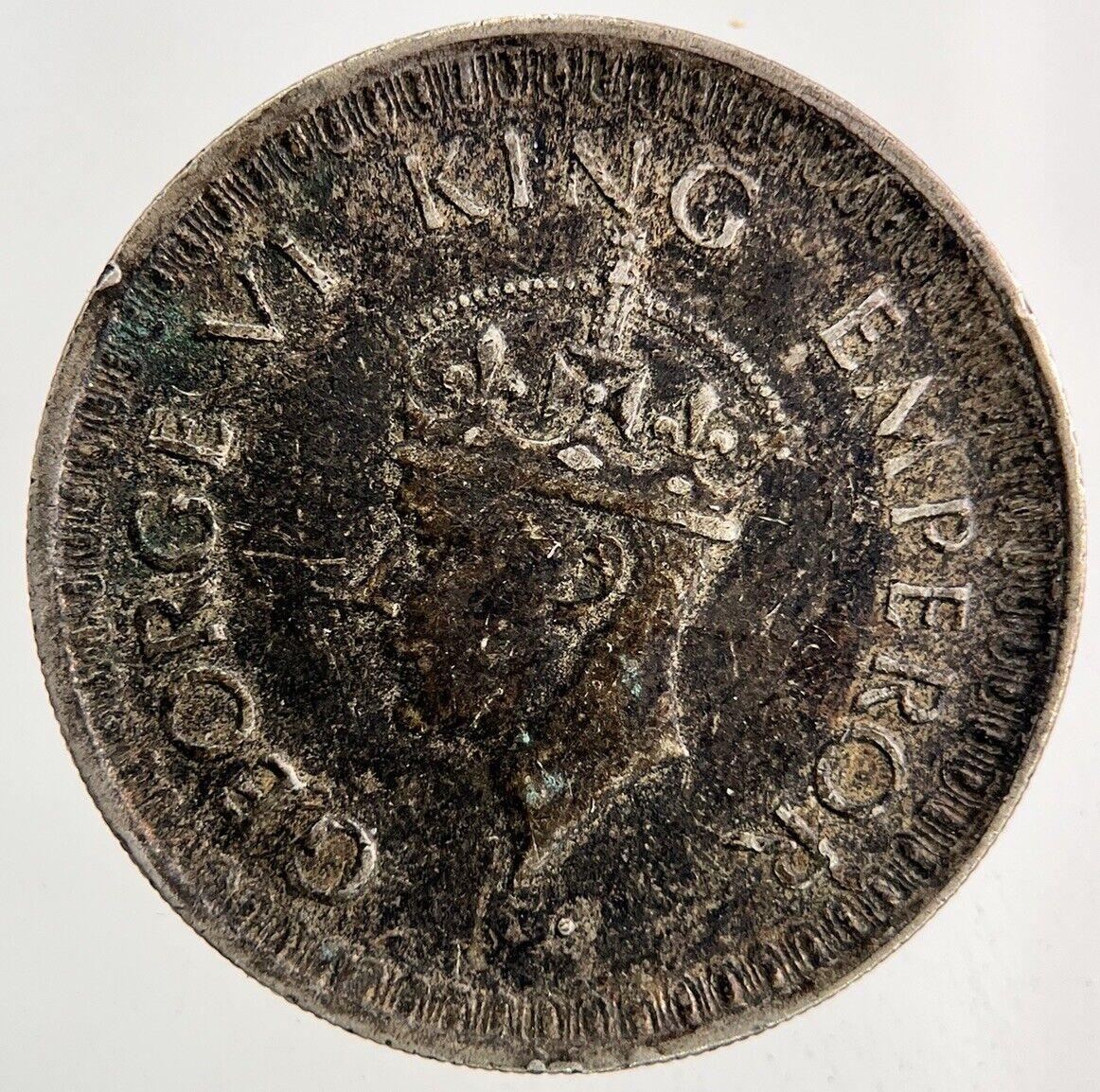 1943 India 1/2 Half Rupee Silver Coin | Collectable Grade