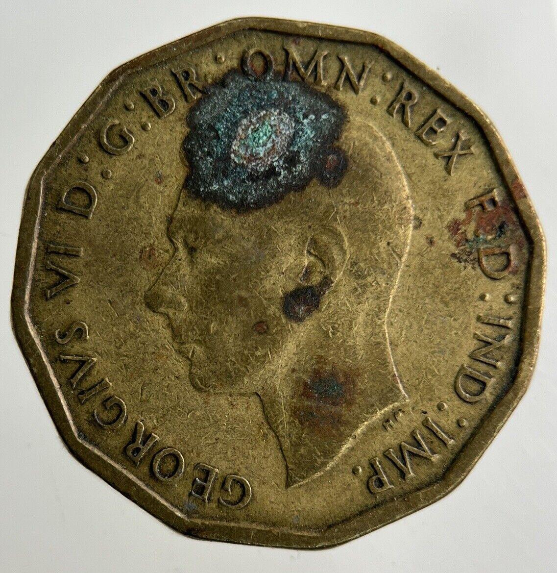 1943 George VI Threepence Coin | Fine Collectable Grade