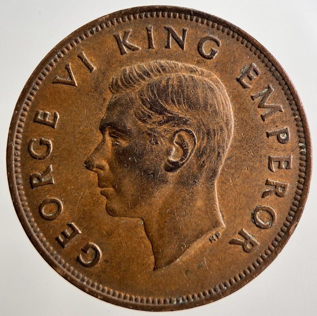 1943 New Zealand One Penny Coin | Very High Grade | a2414
