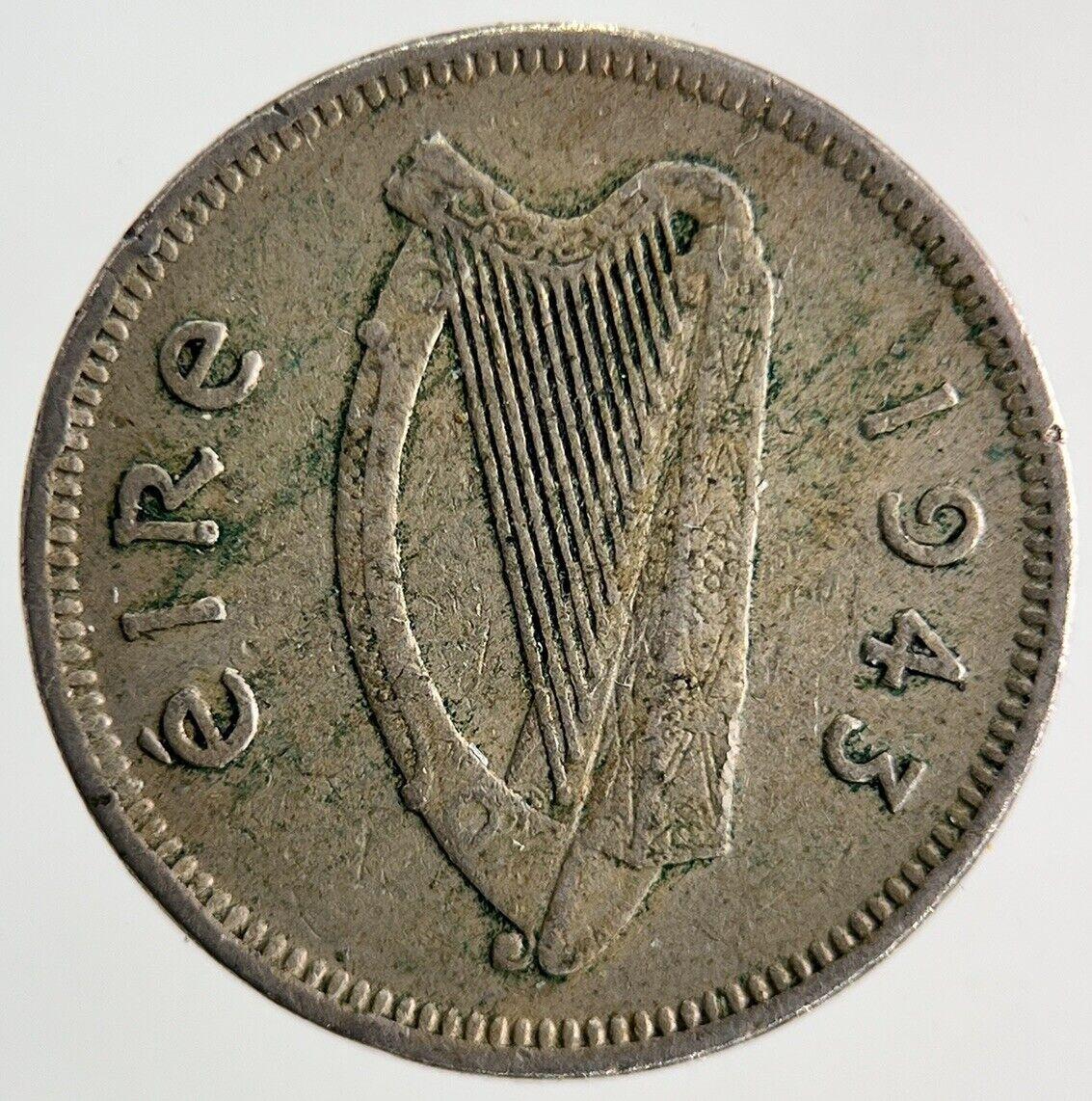 1943 Irish Threepence Rabbit Coin | Fine Collectable Grade