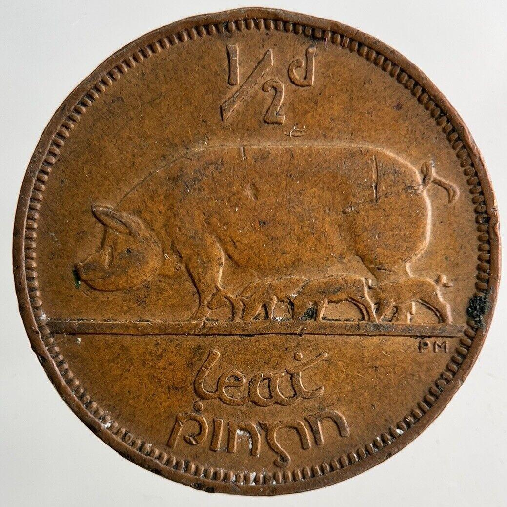 1943 Irish Half-Penny Pig Coin | Very High Grade