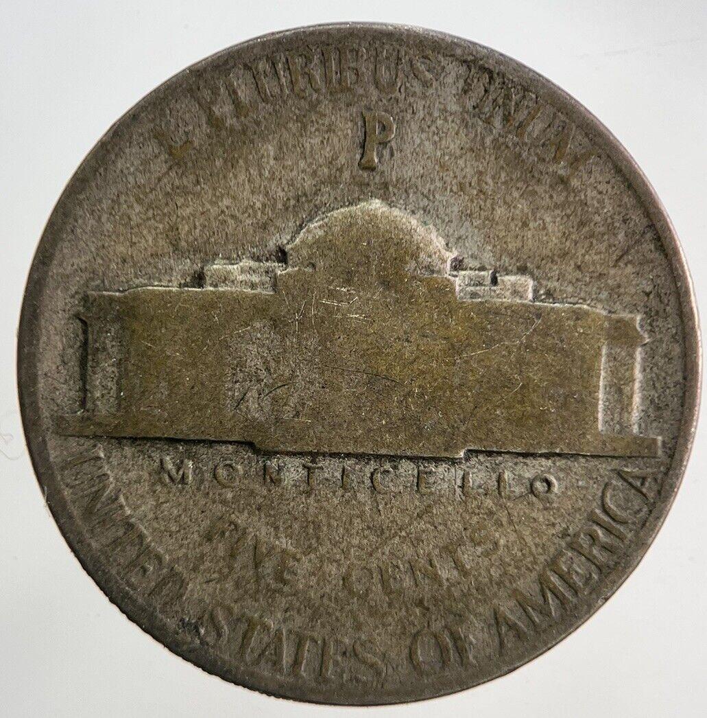 1943 US USA Jefferson War Nickel Silver Coin | Collectable Grade