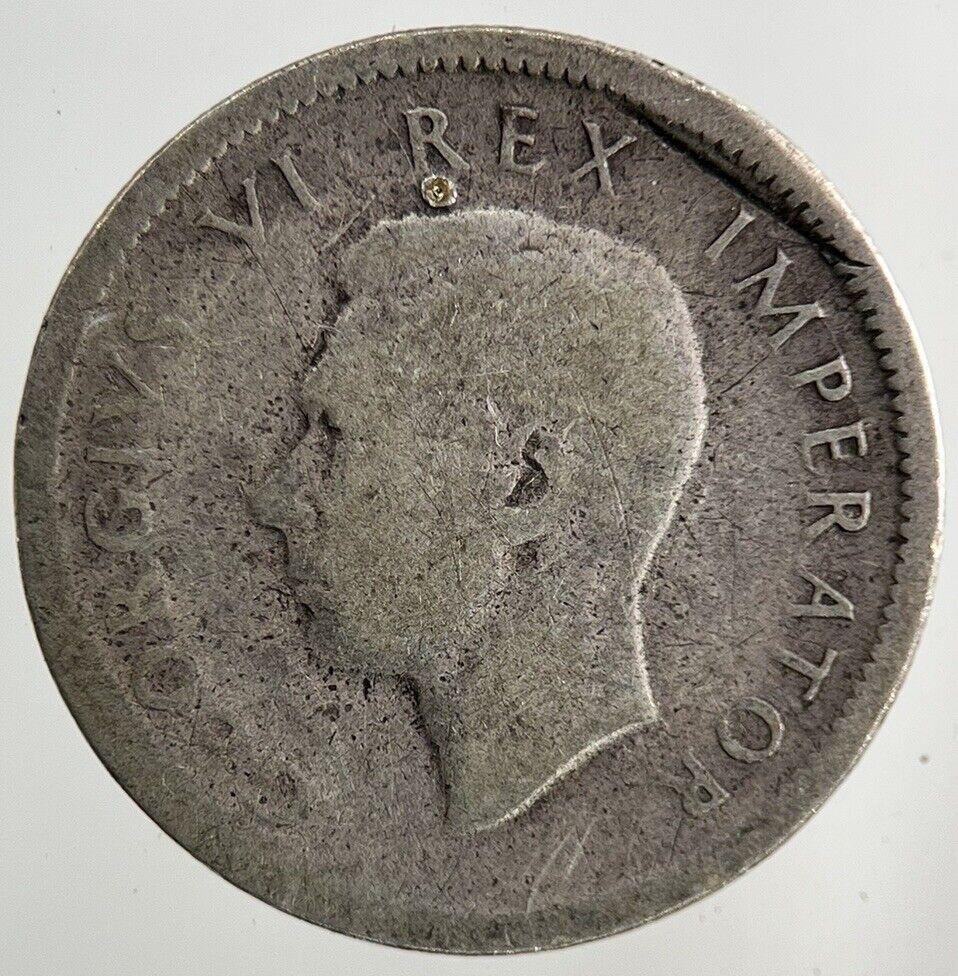 1943 South Africa Sixpence Silver Coin | Fair Grade