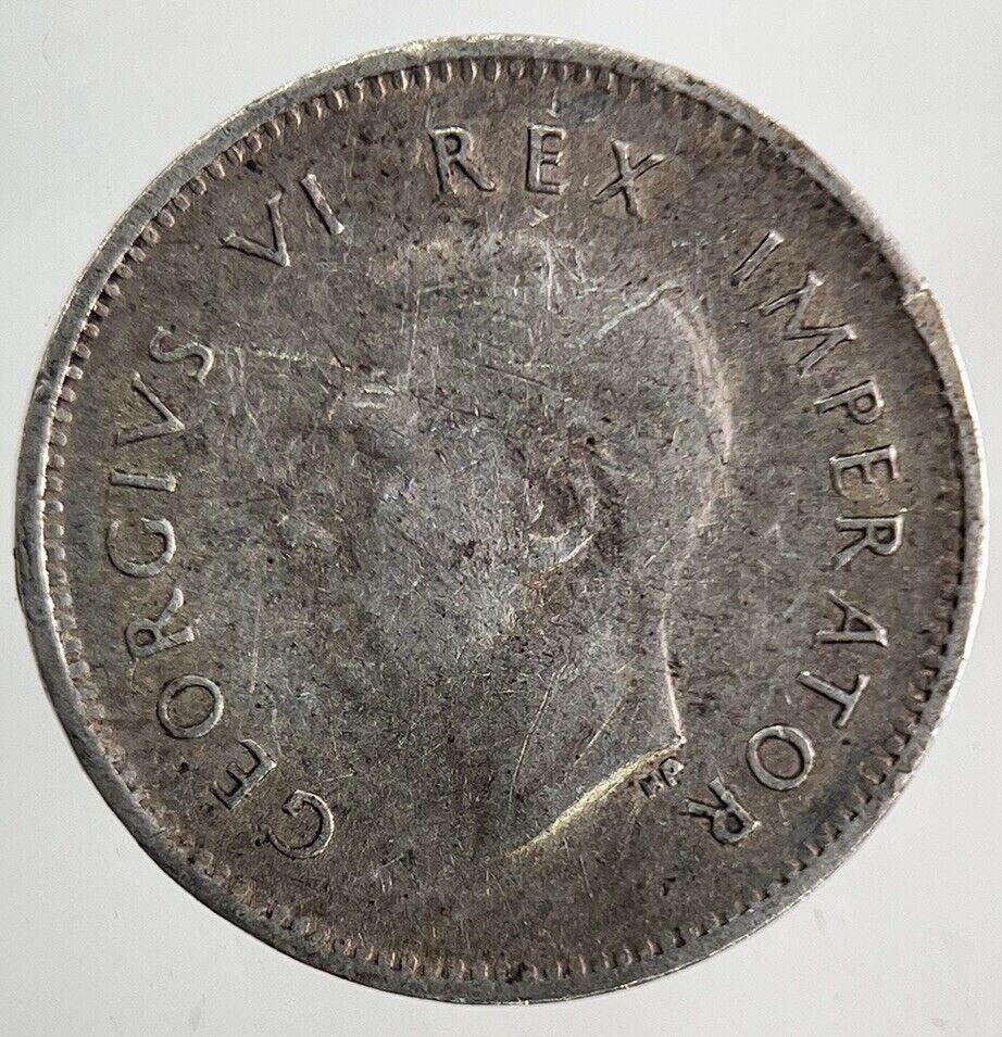 1943 South Africa Threepence Silver Coin | Fine Collectable Grade