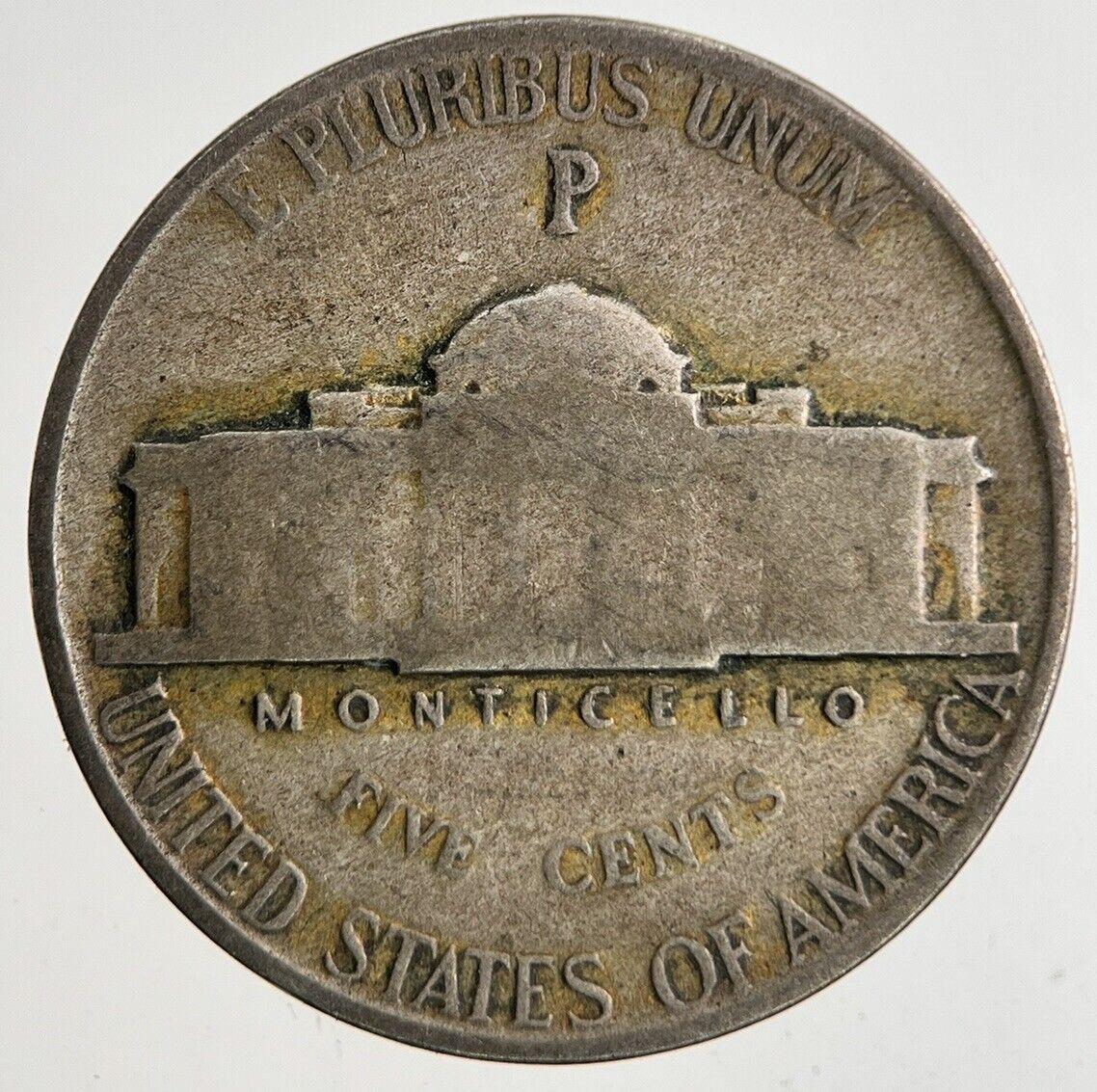 1943 US USA Jefferson Silver War Nickel 5 Cents Coin | Collectable Grade