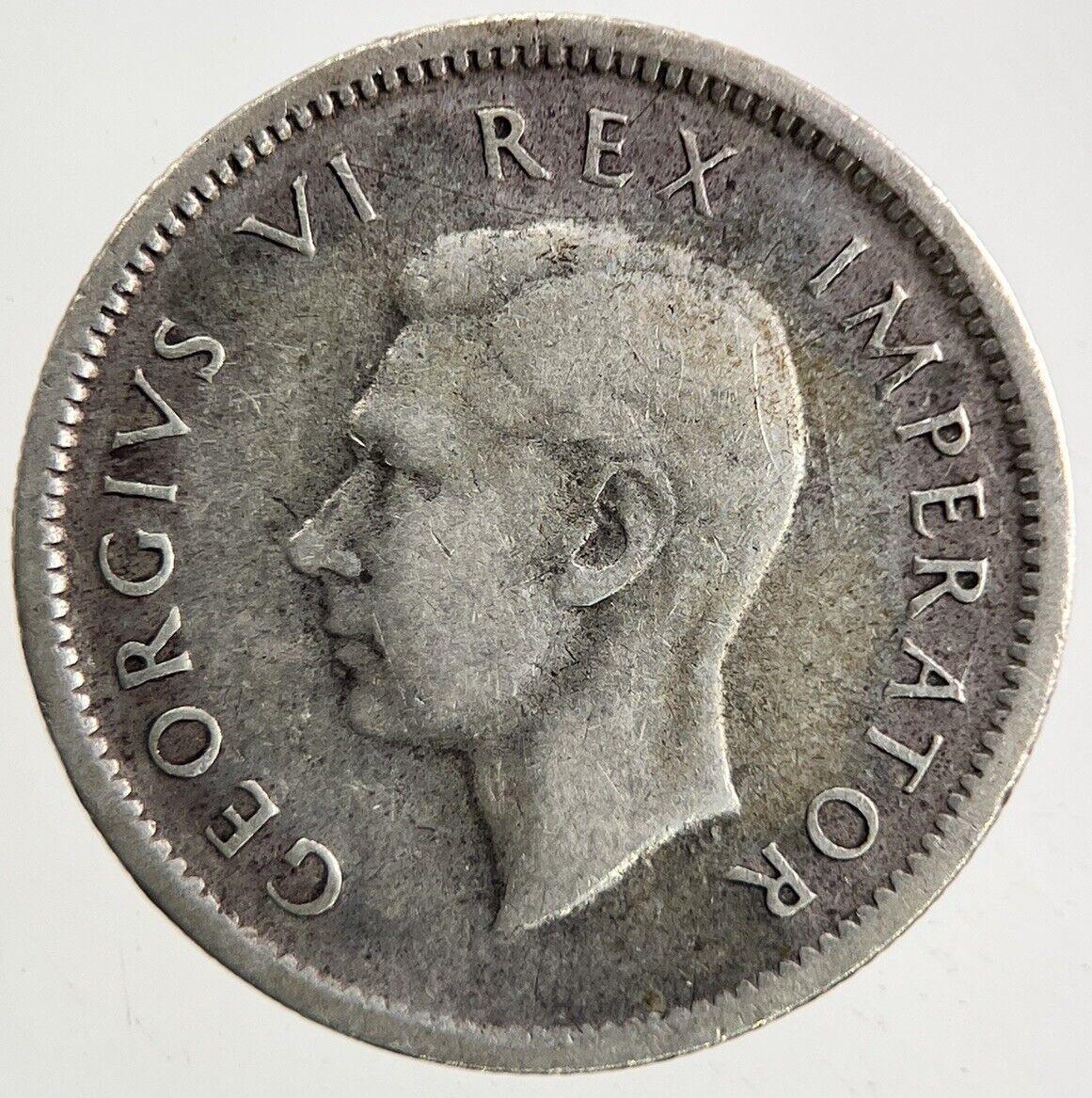 1943 South Africa Sixpence Silver Coin | Fine Collectable Grade