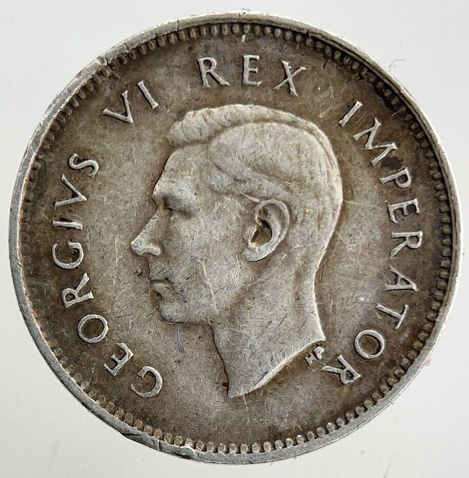 1943 South Africa Threepence Silver Coin | Very High Grade
