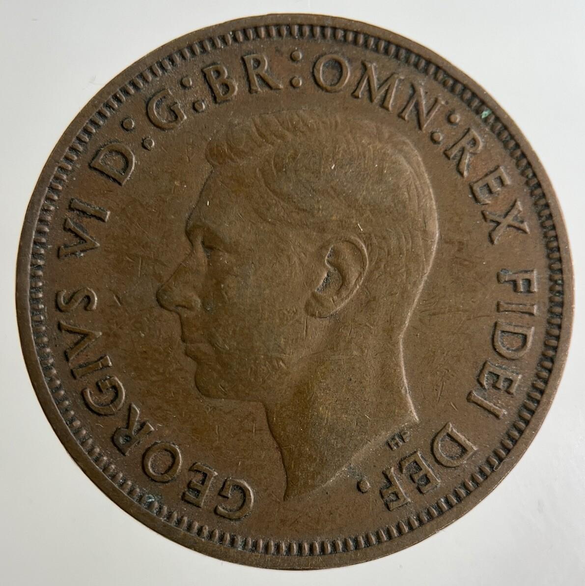 1951 George VI Half-Penny Coin | Fine Collectable Grade