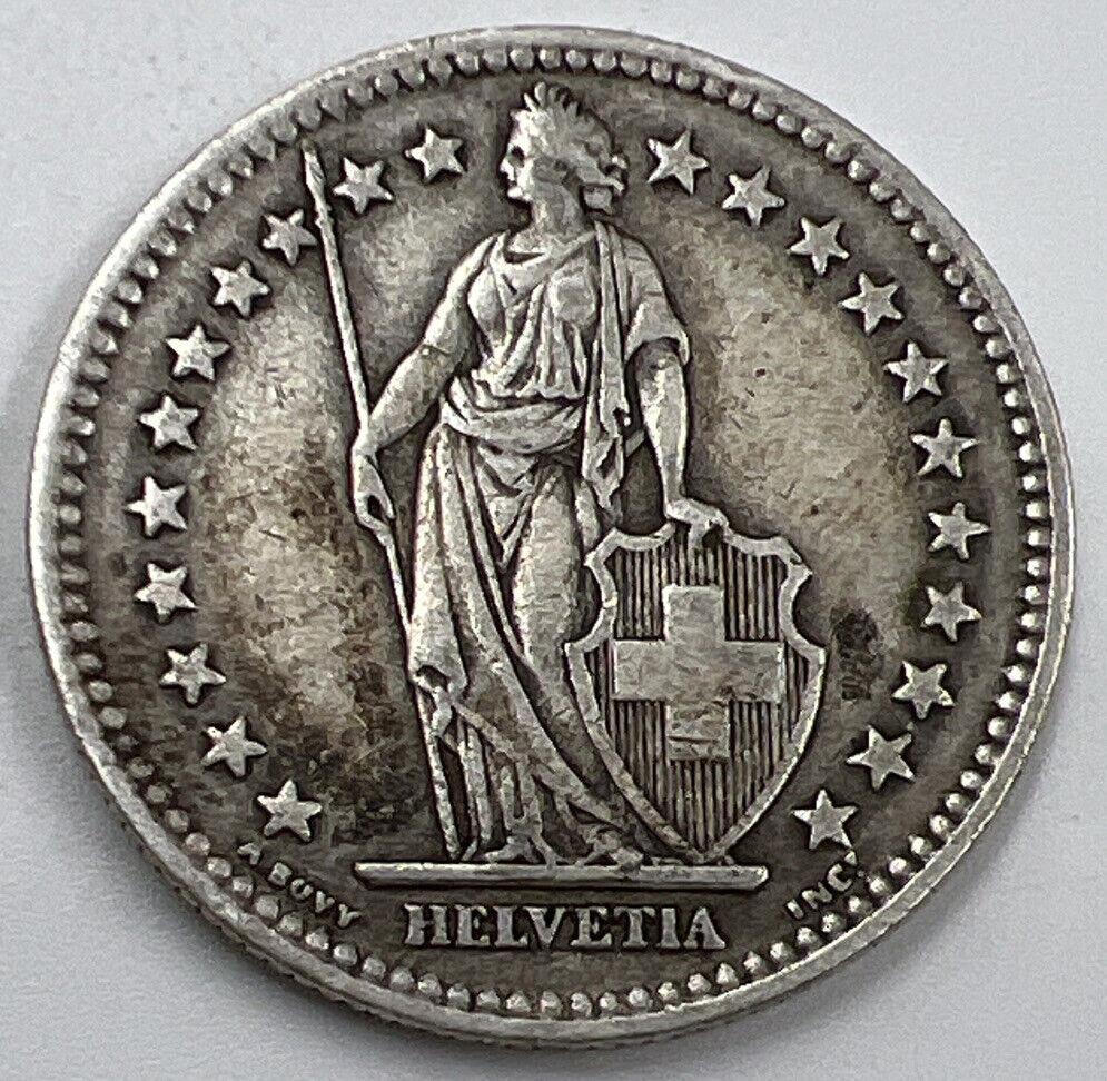 1944 2 Two Franc | Swiss Silver Coin | Collectable Grade | a562