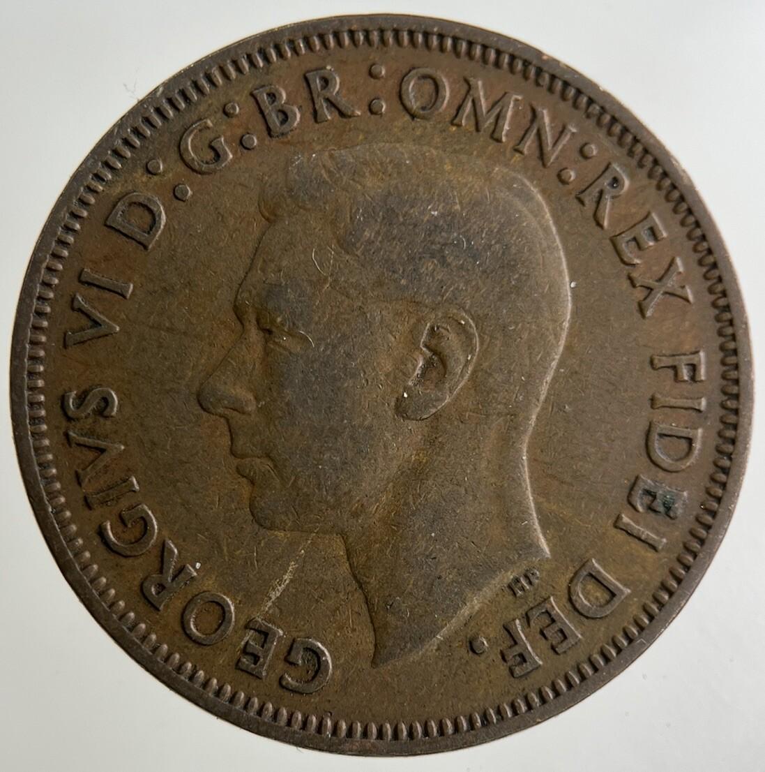 1950 George VI Half-Penny Coin | Collectable Grade