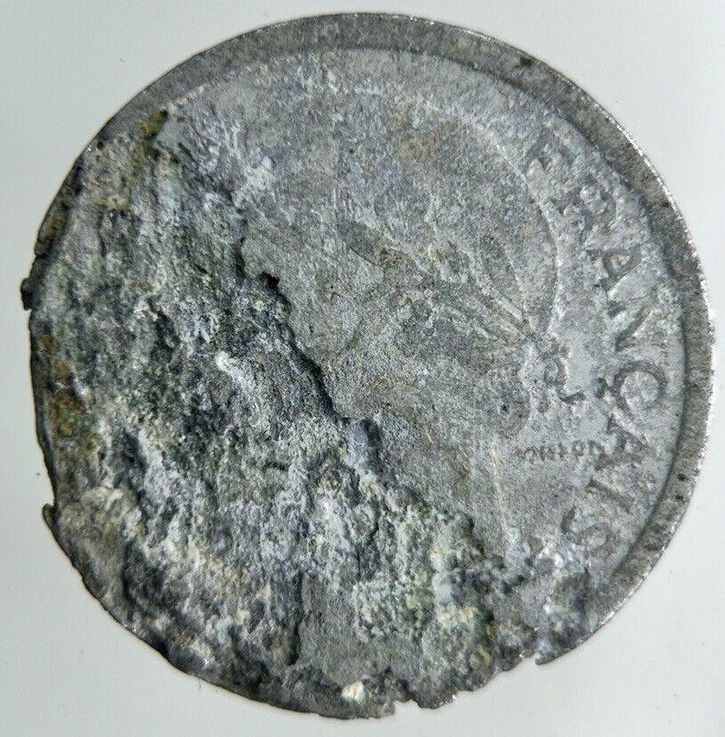 1944 France 1 Franc Coin | Fair Grade