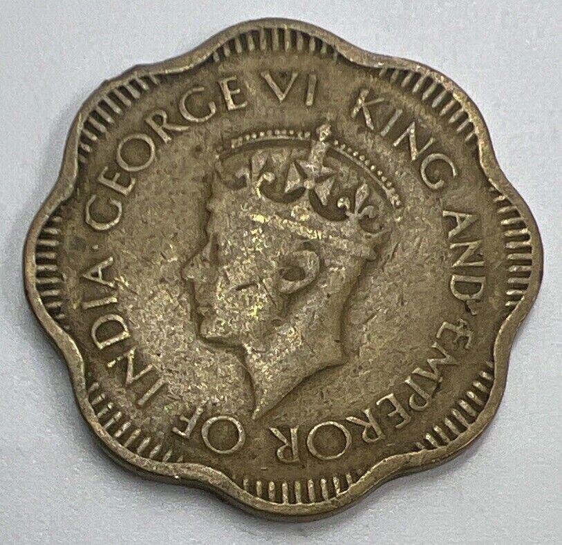 1944 Ceylon 10 Cents Coin | Fine Collectable Grade | a1379