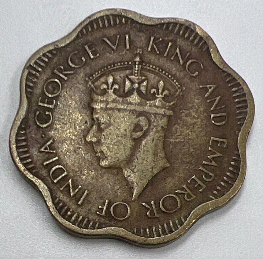 1944 Ceylon 10 Cents Coin | Fine Collectable Grade | a1378