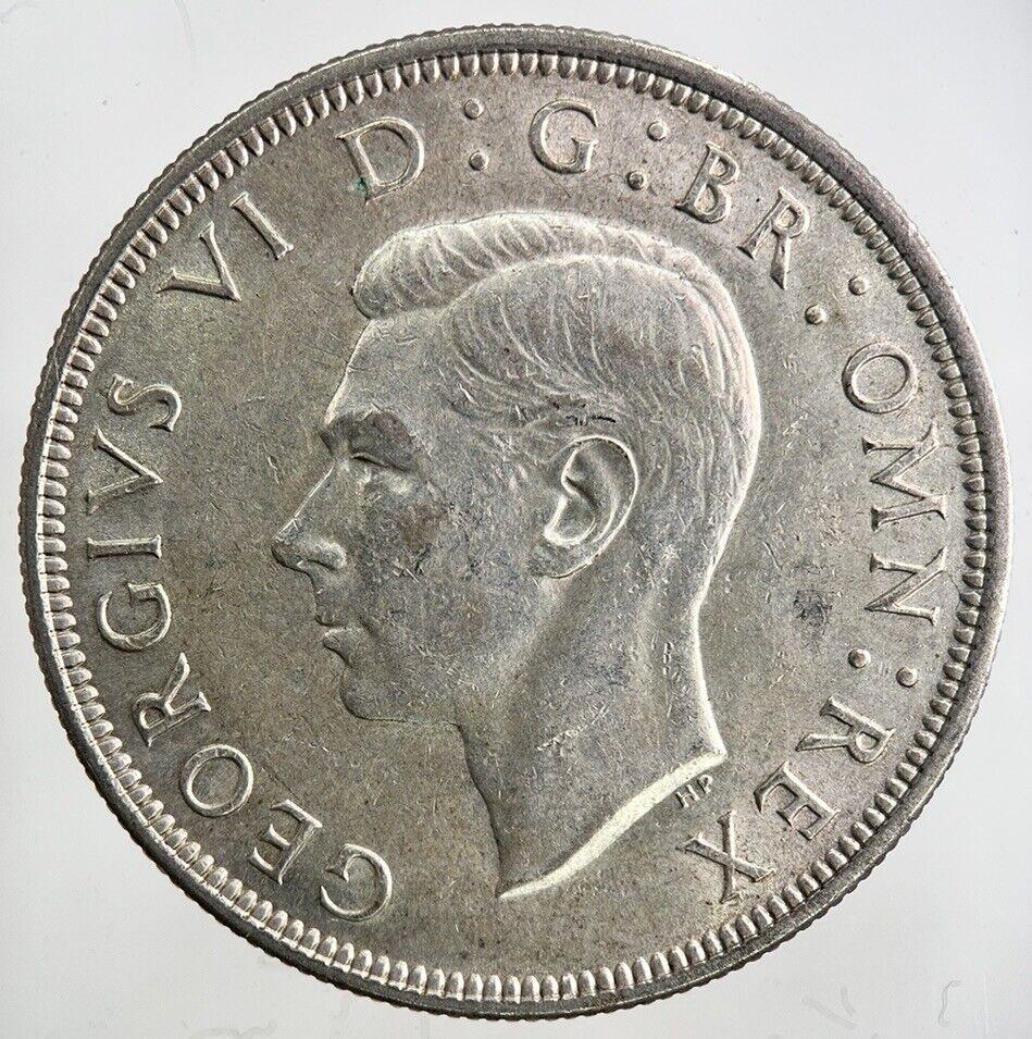 1944 George VI Half-Crown Silver Coin | Fine Collectable Grade