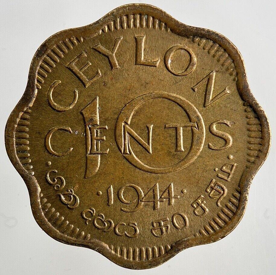 1944 Ceylon 10 Cents Coin | Very High Grade