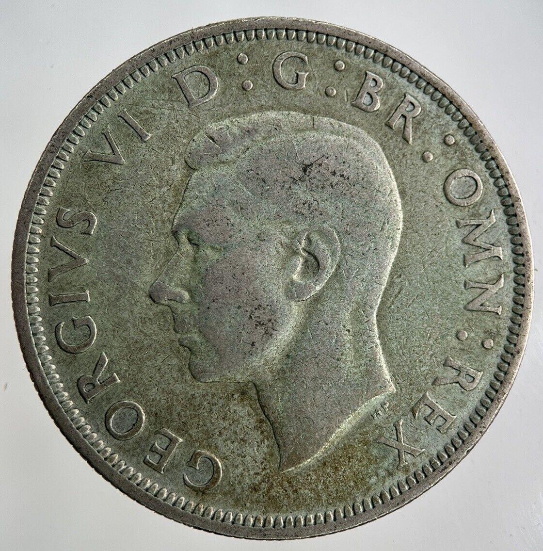 1944 George VI Half-Crown Silver Coin | Fine Collectable Grade