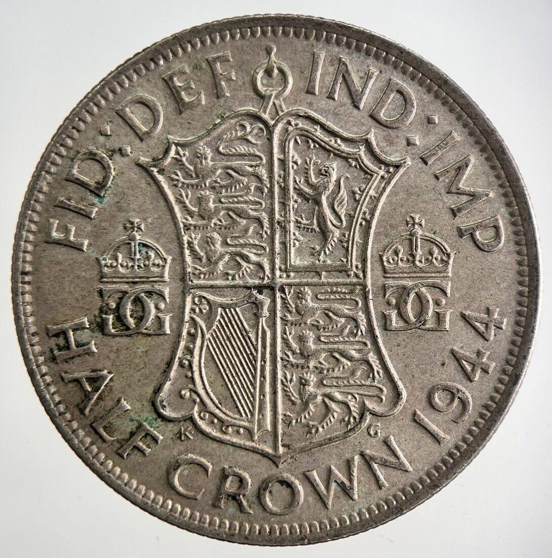 1944 George VI Half-Crown Silver Coin | Very High Grade
