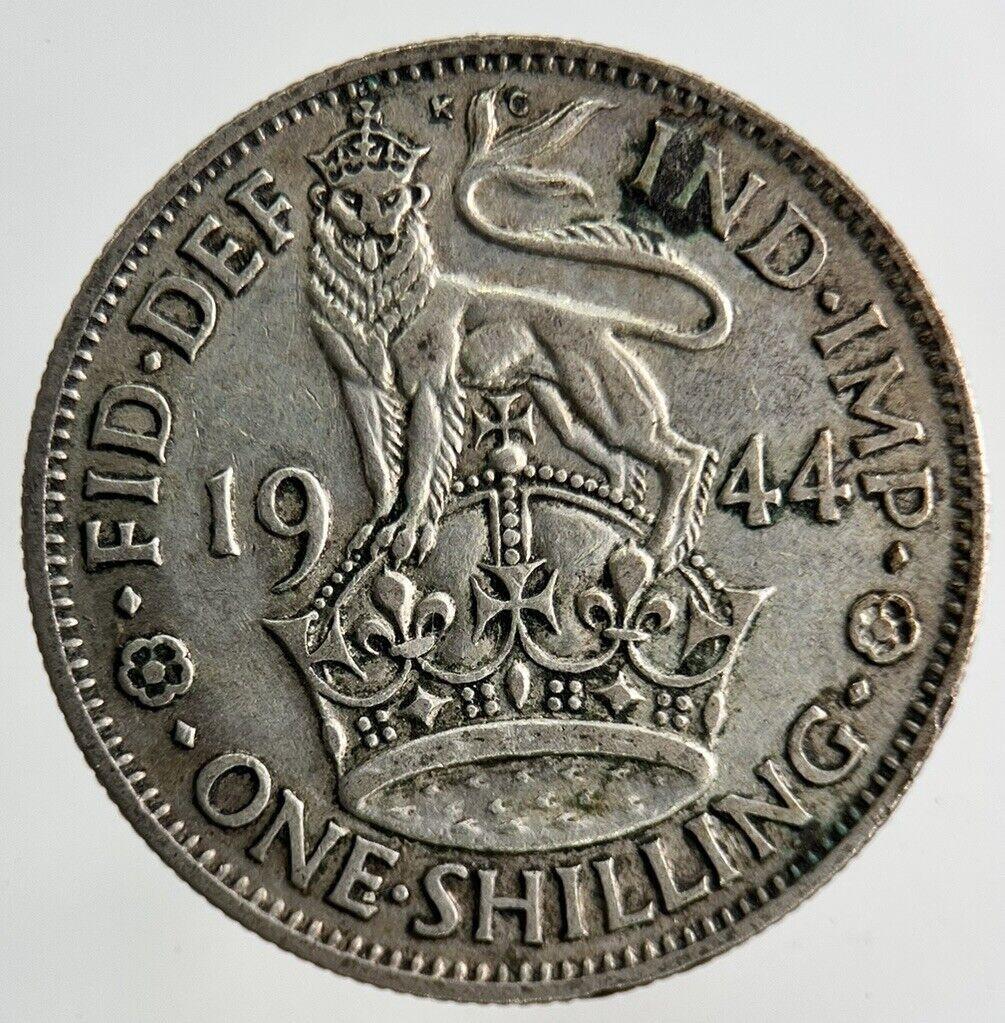 1944 George VI Shilling Silver Coin | Fine Collectable Grade