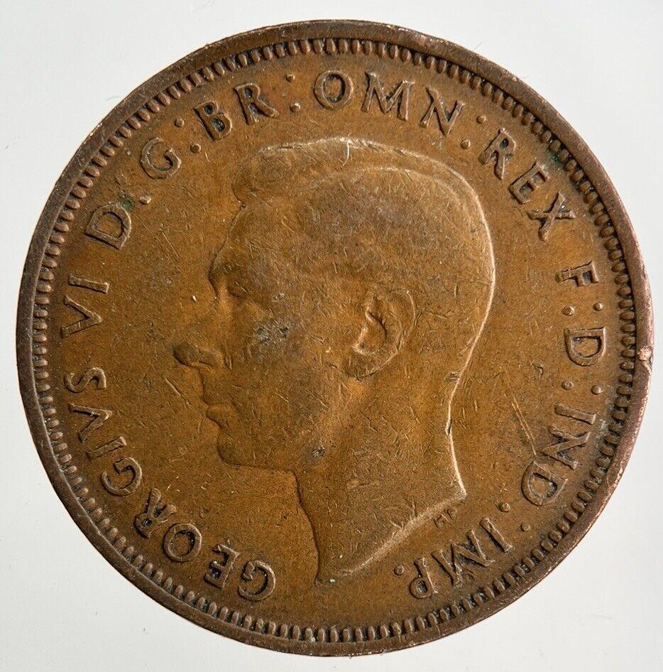 1944 George VI Half-Penny Coin | Collectable Grade