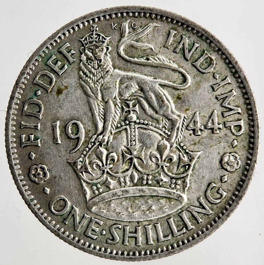 1944 George VI Shilling Silver Coin | Fine Collectable Grade