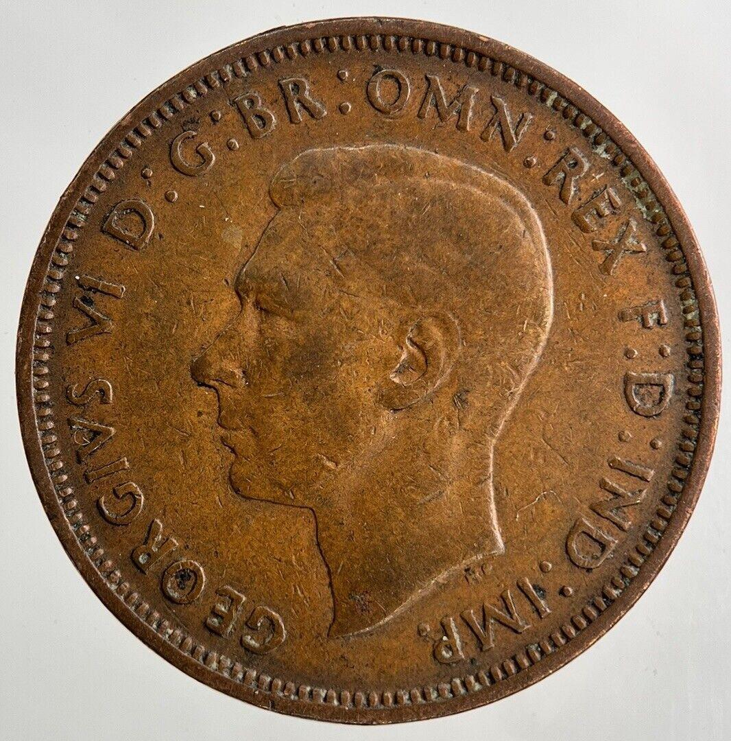 1944 George VI Half-Penny Coin | Fine Collectable Grade