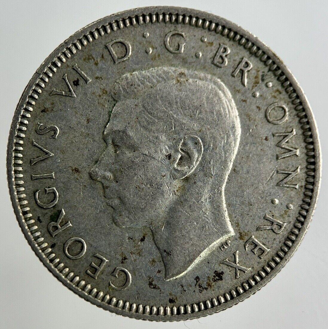 1944 George VI Shilling Silver Coin | Fine Collectable Grade
