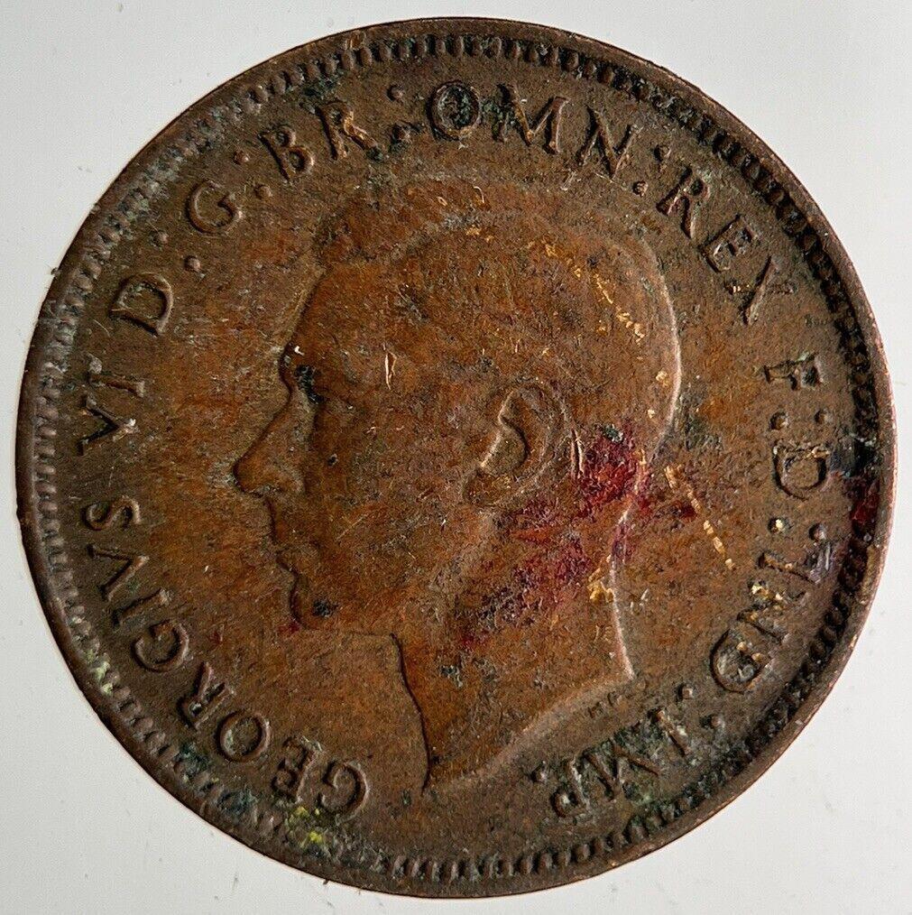 1944 George VI Wren Farthing Coin | Fine Collectable Grade