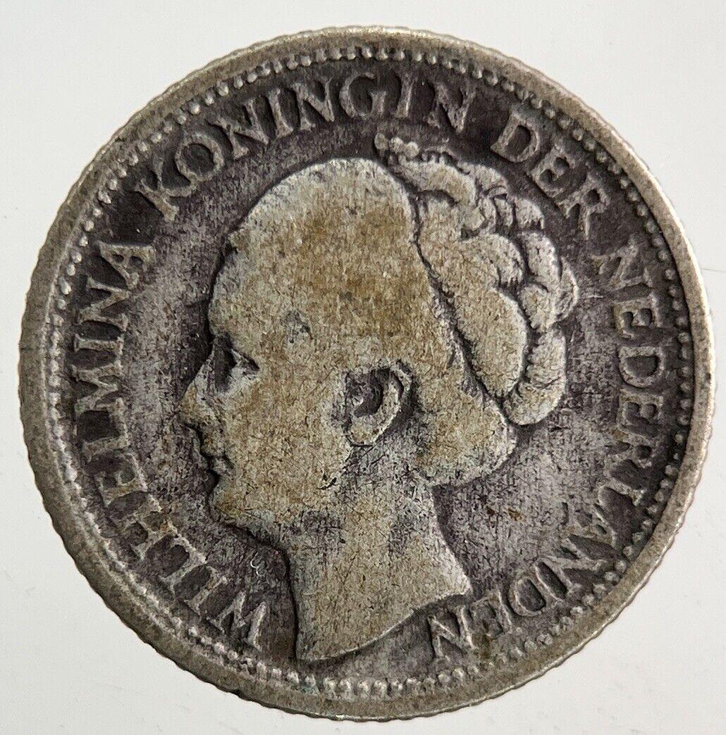 1944 Netherlands 1/10 Gulden Silver Coin | Fine Collectable Grade