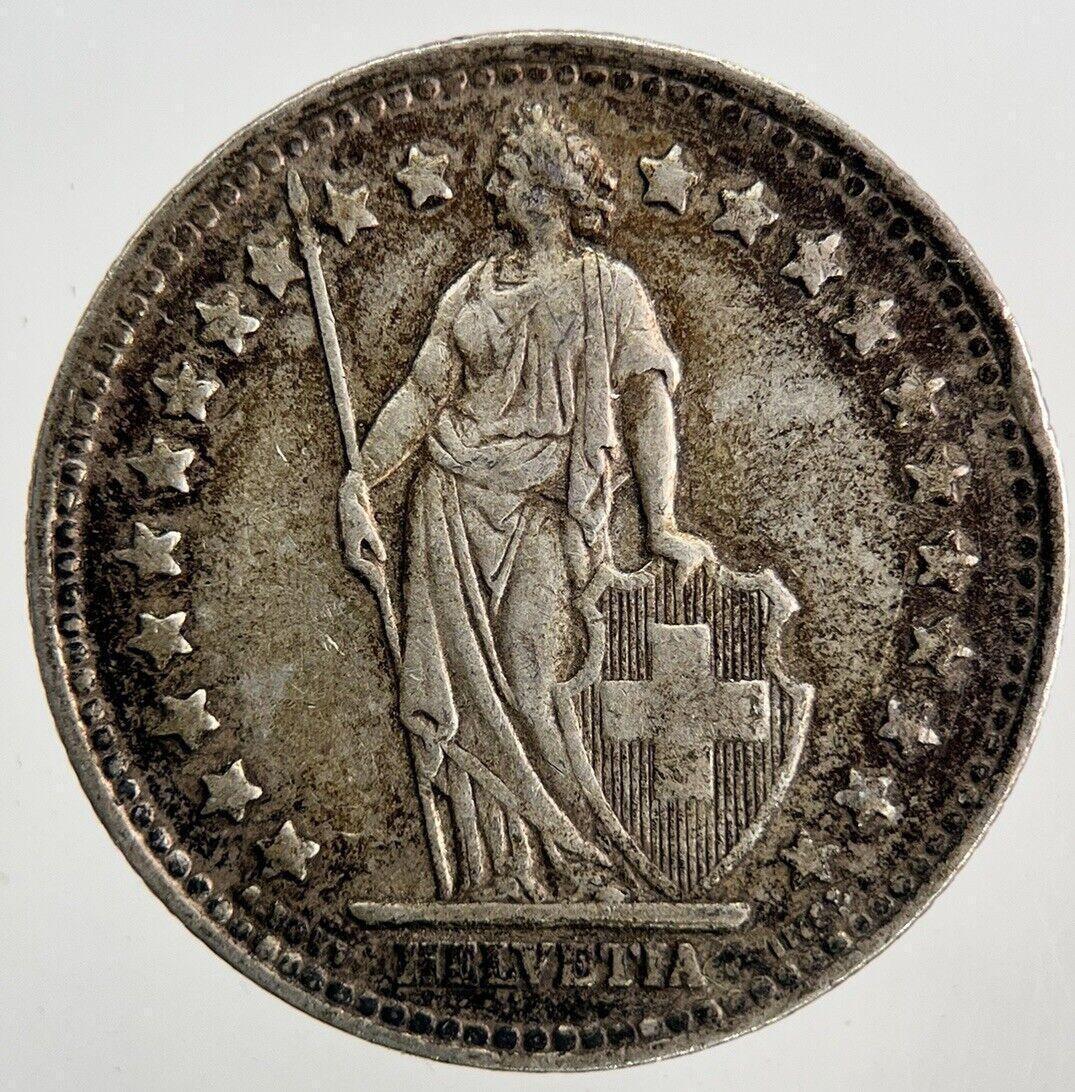 1944 Switzerland 1 One Franc Silver Coin | Fine Collectable Grade